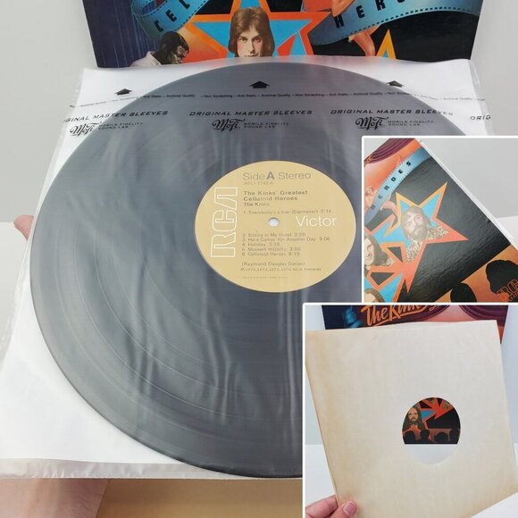Kinks Greatest Celluloid Heroes Vinyl Record 1976 OG LP APL1-1743 NM Near Mint - Picture 6 of 10